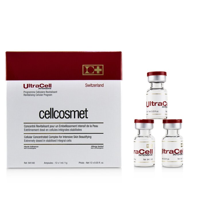 Cellcosmet & Cellmen Cellcosmet UltraCell Intensive Revitalising Cellular Program תכנית להמרצת העור 12x1ml/0.03ozProduct Thumbnail