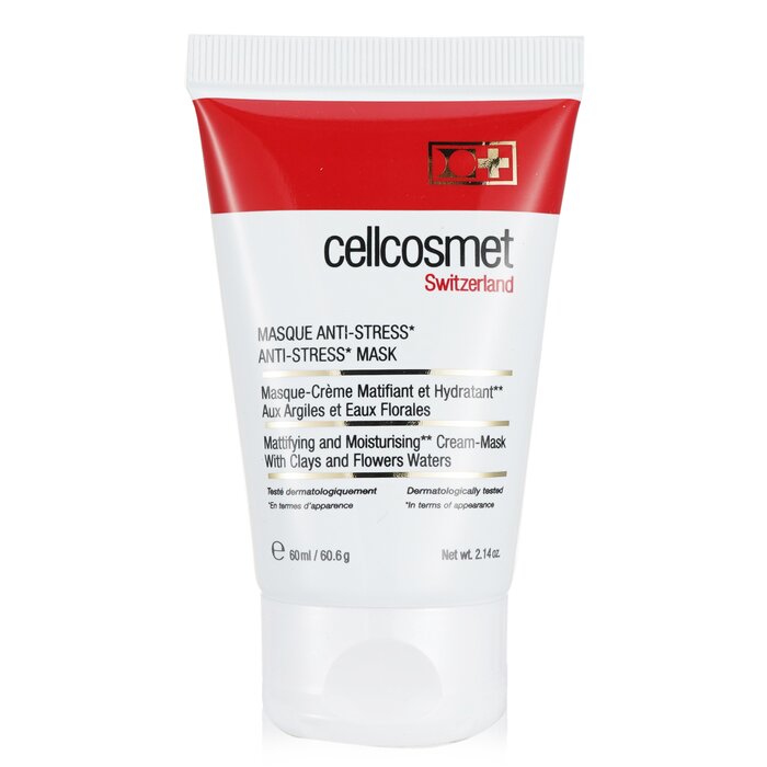 Cellcosmet & Cellmen Cellcosmet Anti-Stress Mask - Ihanteellinen stressaantuneelle, herkälle tai reaktiiviselle iholle 60ml/2.14ozProduct Thumbnail