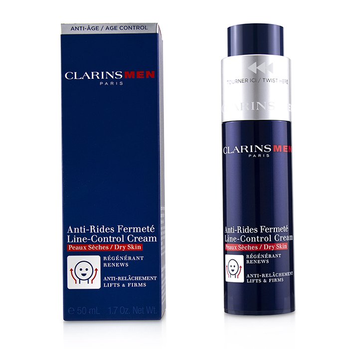 Clarins Men Line-Control Cream (Dry Skin) (Box Slightly Damaged) 50ml/1.7ozProduct Thumbnail