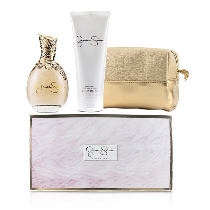 Jessica Simpson Signature Coffret: Eau De Parfum Spray 100ml/3.4oz + Body Lotion 200ml/6.7oz + Cosmetic Bag 2pcs+BagProduct Thumbnail