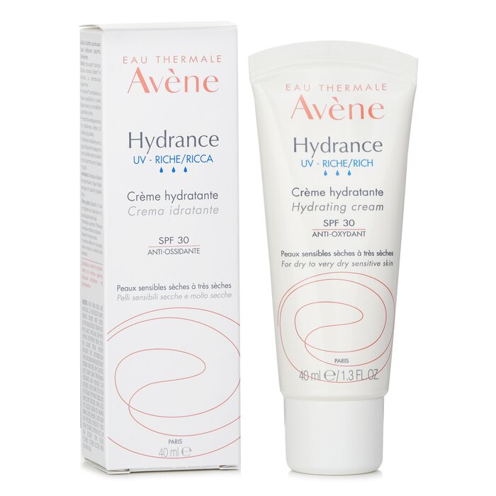 Avene Hydrance UV RICH kosteuttava voide SPF 30 - kuivalle ja erittäin kuivalle herkälle iholle 40ml/1.3ozProduct Thumbnail