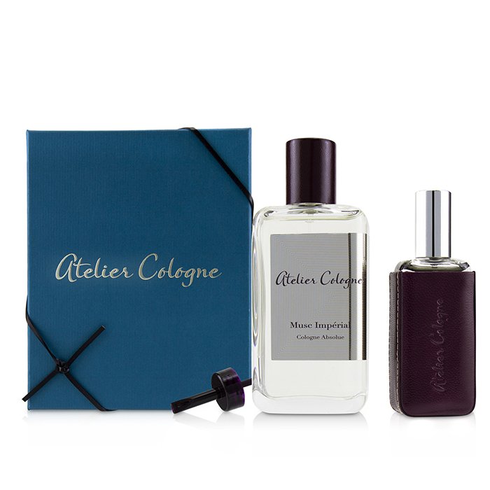 Atelier Cologne Musc Imperial Coffret: Cologne Absolue Spray 100ml/3.3oz + Cologne Absolue Refillable Spray 30ml/1oz + Leather Case 3pcsProduct Thumbnail