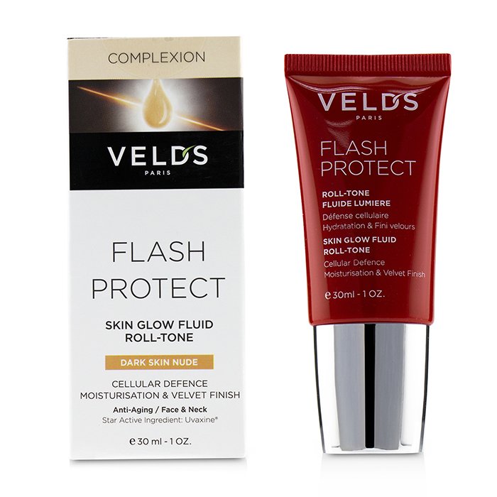 Veld's Flash Protect Skin Glow Fluid Roll -Tone (Beauty Shield) - Dark Skin Nude - תכשיר איפור וטיפוח העור 30ml/1ozProduct Thumbnail