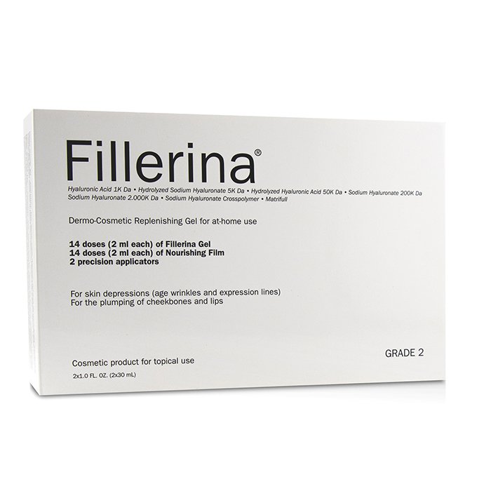 Fillerina Dermo-Cosmetic Replenishing Gel For At-Home Use - Grade 2 2x30ml+2pcsProduct Thumbnail