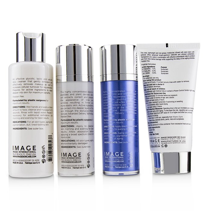 Image Image MD Skincare System: Restoring Facial Cleanser + Restoring Youth Serum + Restoring Youth Repair Creme + Restoring Daily Defense Moisturizer With Sunscreen SPF 50 4pcsProduct Thumbnail