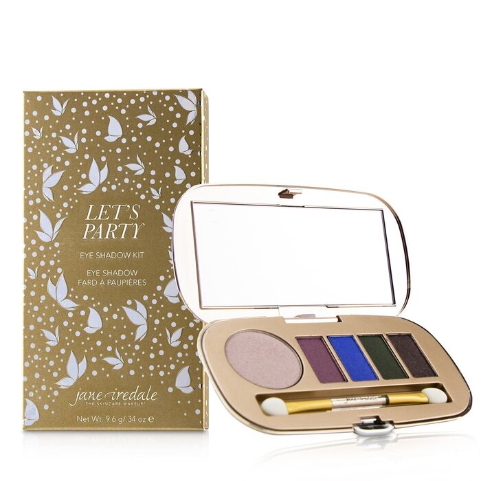 Jane Iredale Let's Party Eyeshadow Kit (5x Eyeshadow, 1x Applicator) 9.6g/0.34ozProduct Thumbnail