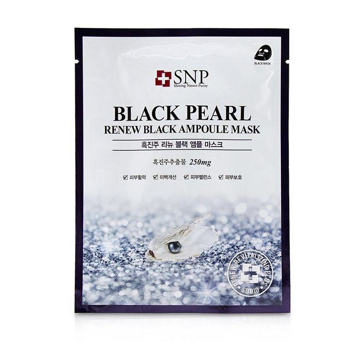 SNP Black Pearl Renew Black Ampoule Mask 11x25ml/0.84ozProduct Thumbnail