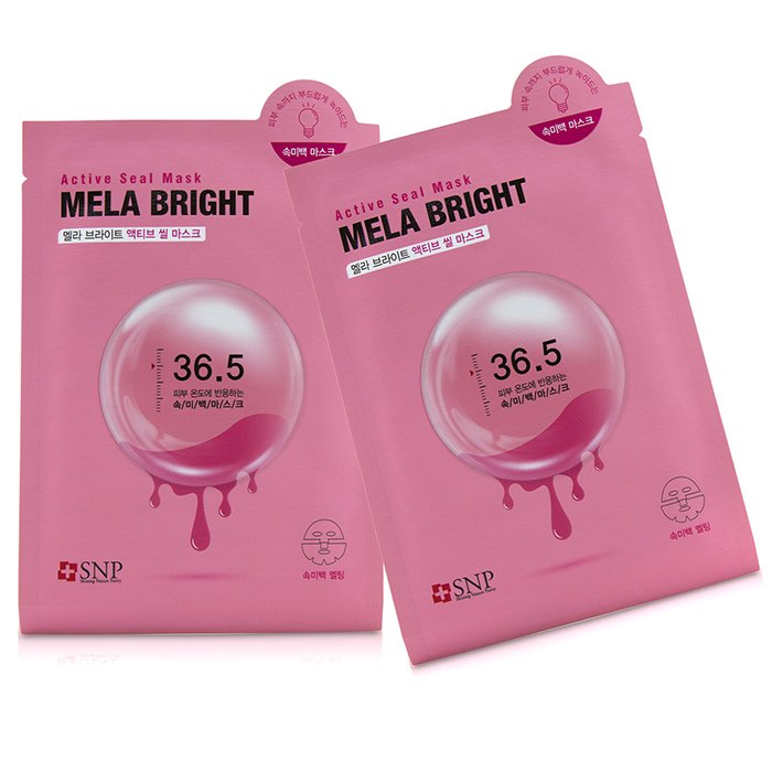 SNP Mela Bright Active Seal Mask (Brightening) מסכה להבהרת העור 5x33ml/1.11ozProduct Thumbnail