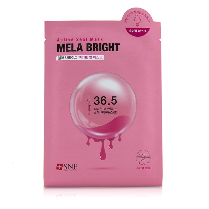 SNP Mela Bright Active Seal Mask (Brightening) מסכה להבהרת העור 5x33ml/1.11ozProduct Thumbnail