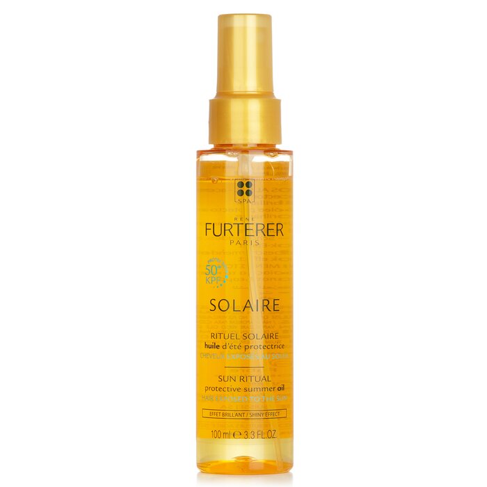 Rene Furterer Solaire Sun Ritual Protective Summer Oil - Shiny Effect (Hair Exposed To The Sun) 100ml/3.3ozProduct Thumbnail