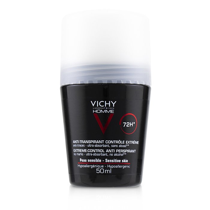 Vichy Homme 72H* Extreme-Control Anti Perspirant Roll-On (For sensitiv hud) 50ml/1.69ozProduct Thumbnail