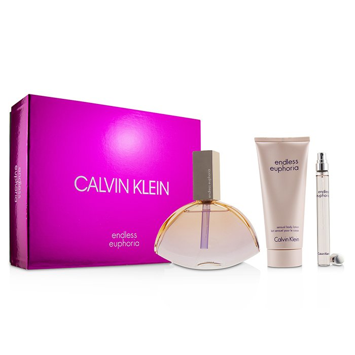 Calvin Klein CK 卡爾文·克雷恩 (卡文克萊) 無盡誘惑香水套裝: 香水噴霧 125ml/4oz + 身體滋潤乳 100ml/3.4oz + 香水噴霧 10ml/0.33oz 3pcsProduct Thumbnail