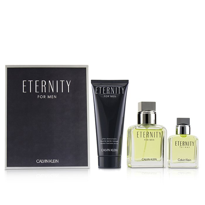 Calvin Klein Eternity Coffret: Eau De Toilette Spray 30ml/1oz + Eau De Toilette Splash 15ml/0.5oz + After Shave Balm 100ml/3.4oz 3pcsProduct Thumbnail