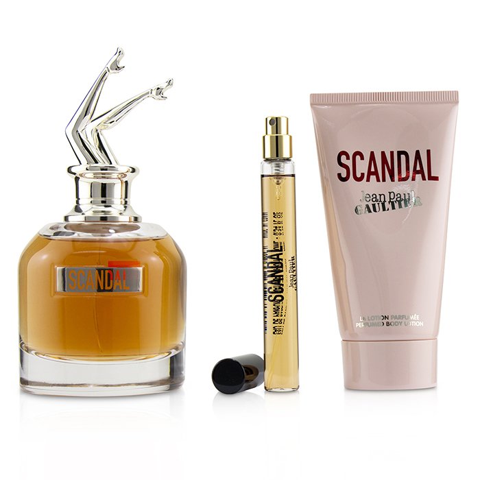 Jean Paul Gaultier Scandal Coffret: Eau De Parfum Spray 80ml/2.7oz + Perfumed Body Lotion 75ml/2.5oz + Eau De Parfum Spray 10ml/0.34oz 3pcsProduct Thumbnail