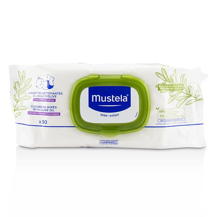 Mustela Stelatopia Replenishing Cleansing Wipes - For Face, Hands & Body 50wipesProduct Thumbnail