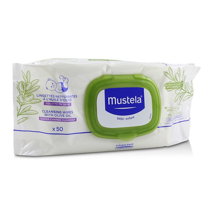 Mustela Cleansing Wipes With Olive Oil 50wipesProduct Thumbnail