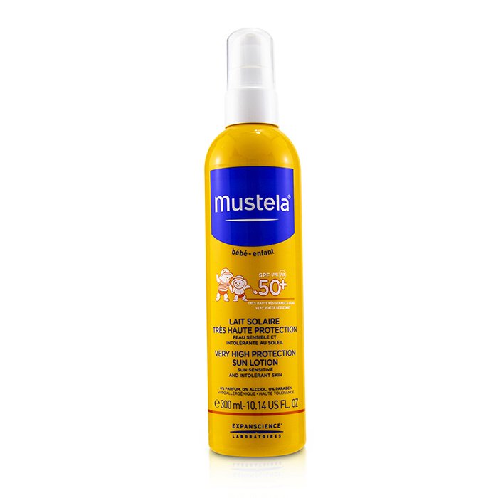 Mustela Very High Protection Sun Lotion SPF50+ - Sun Sensitive & Intolerant Skin 300ml/10.14ozProduct Thumbnail