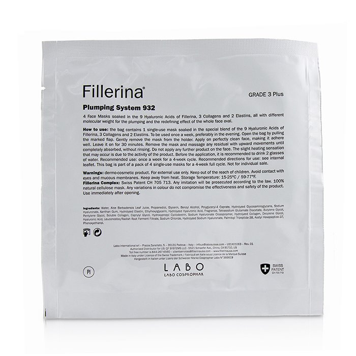 Fillerina Fillerina 932 Plumping System - Grade 3 Plus 4x25ml/0.84ozProduct Thumbnail