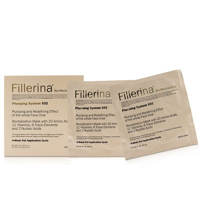 Fillerina Fillerina 932 Bio-Revitalizing Plumping System מערכת למילוי העור - Grade 5-Bio 4x25ml/0.84ozProduct Thumbnail