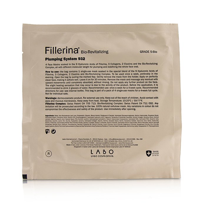 Fillerina Fillerina 932 Sistema Llenador Bio-Revitalizante - Grado 5-Bio 4x25ml/0.84ozProduct Thumbnail