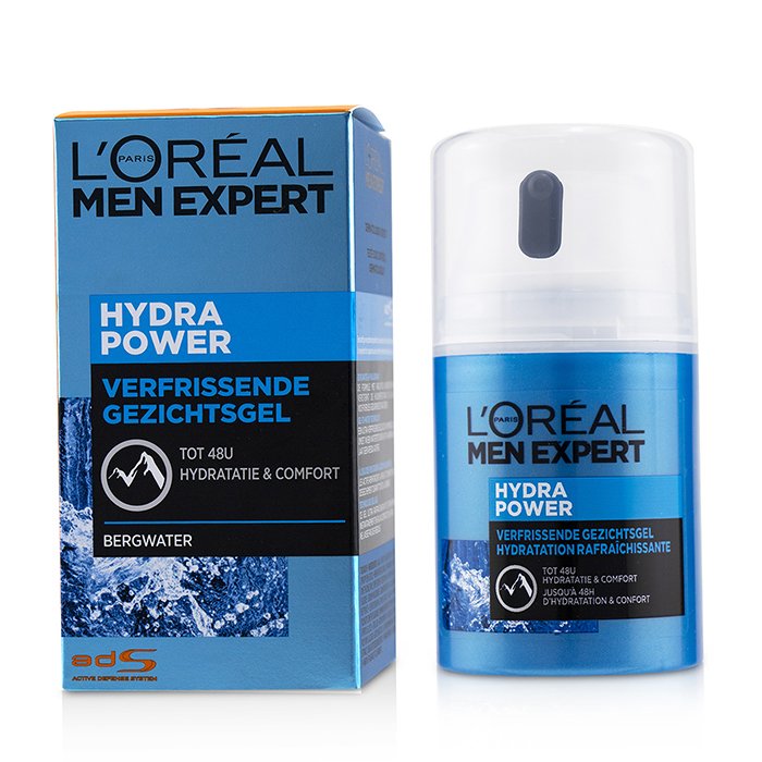 L'Oreal Men Expert Hydra Power Освежающий Гель для Лица 48 Часов Увлажнения 50ml/1.69ozProduct Thumbnail