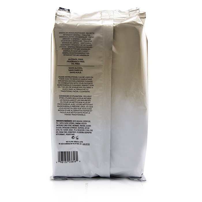 BareMinerals Mineral Cleansing Wipes 46countProduct Thumbnail