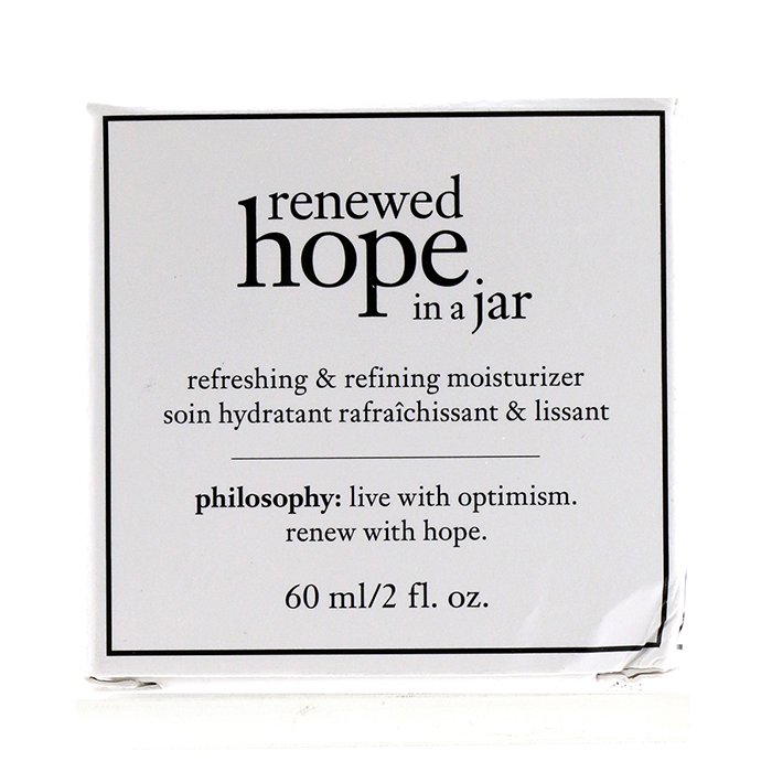 Philosophy Renewed Hope In A Jar Refreshing & Refining Moisturizer (Box Slightly Damaged) 60ml/2ozProduct Thumbnail