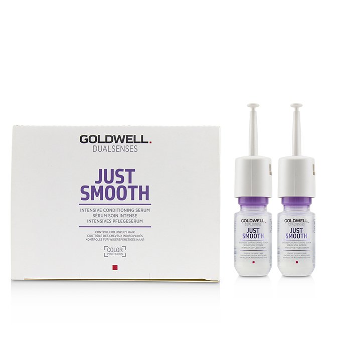 Goldwell Dual Senses Just Smooth Intensive Conditioning Serum (Control For Unruly Hair) 12x18ml/0.6ozProduct Thumbnail