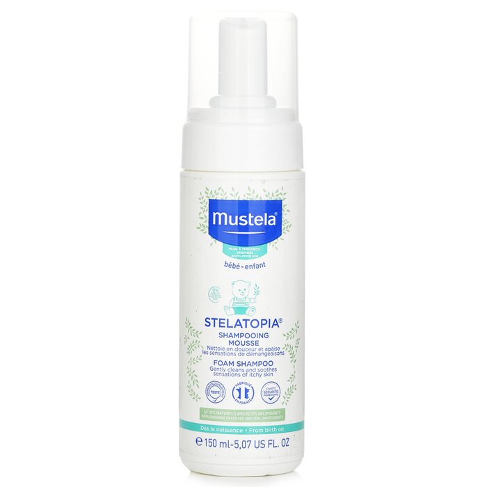 Mustela Stelatopia Foam Shampoo (Gently Cleans and Soothes Sensations of Itchy Skin) 150ml/5.07ozProduct Thumbnail
