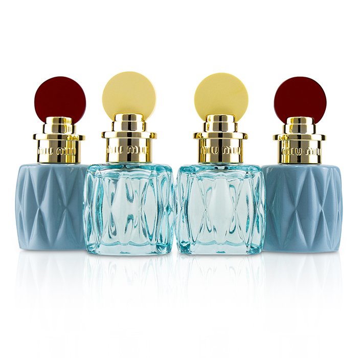 Miu Miu Miniature Coffret: Eau De Parfum 7.5ml x 2 + L’Eau Bleue Eau De Parfum 7.5ml x 2 4pcsProduct Thumbnail