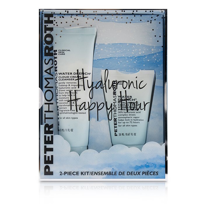Peter Thomas Roth Hyaluronic Happy Hour 2-Piece Kit: 1x Cleanser 30ml + 1x Moisturizer 20ml 2pcsProduct Thumbnail