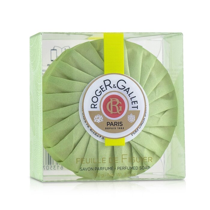 Roger & Gallet 賀傑與賈雷 Feuille De Figuier Perfumed Soap (Box Slightly Damaged) 100g/3.5ozProduct Thumbnail