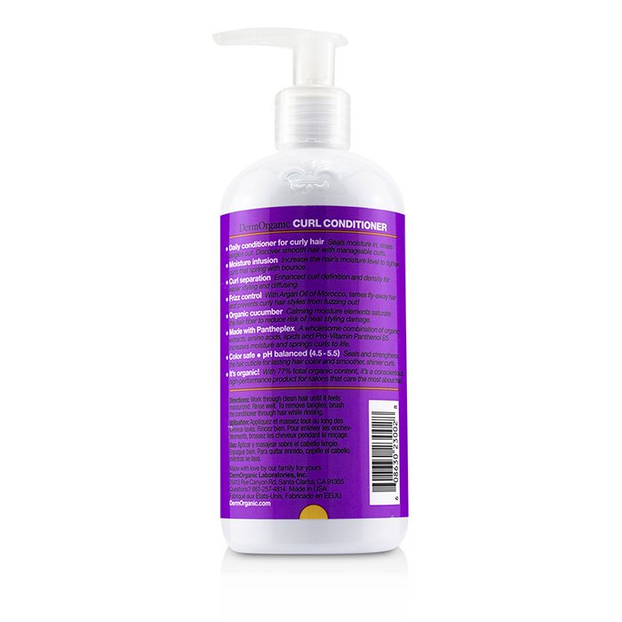 DermOrganic Curls Curl Conditioner (Ultra Moisturizing For Curl Hair) 350ml/12ozProduct Thumbnail