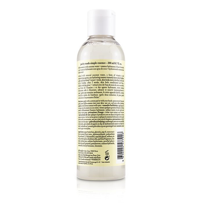 Philosophy Purity Made Simple Hydra-Essence With Coconut Water 200ml/6.7ozProduct Thumbnail
