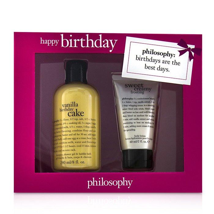 Mille Feuille: Philosophy Vanilla Birthday Cake Shower Gel/Bubble  Bath/Shampoo