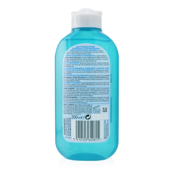 Garnier SkinActive PureActive Purifying Lotion (For Oily Skin) 200ml/6.7ozProduct Thumbnail