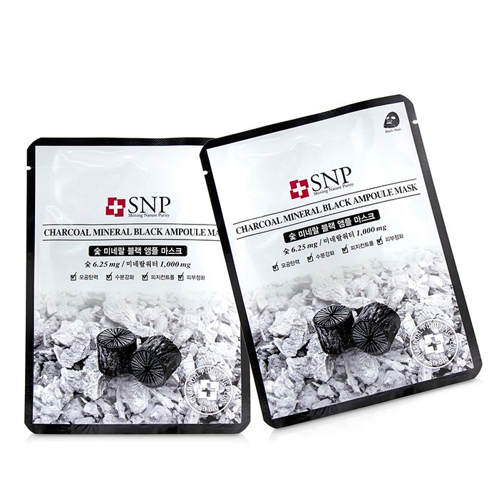 SNP ماسك أمبولات معدني أسود بالفحم 10x25ml/0.84ozProduct Thumbnail