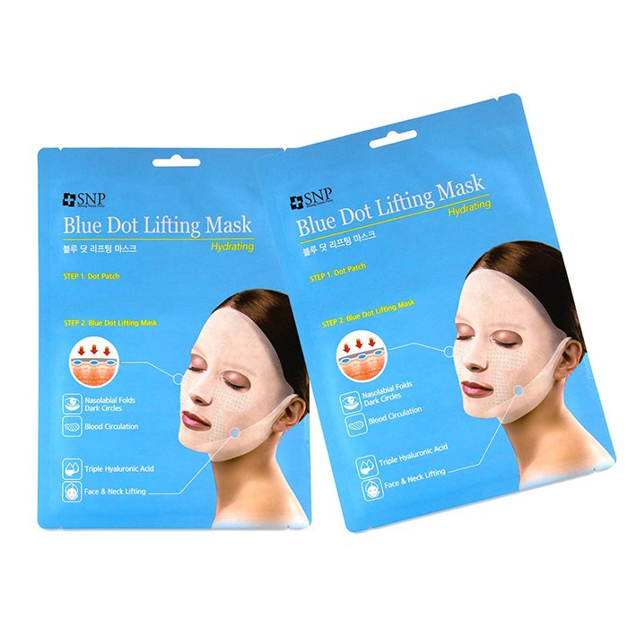 SNP Blue Dot Lifting Mask (Hydrating) 10pcsProduct Thumbnail