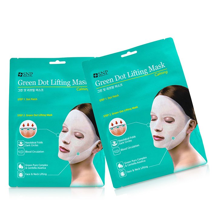 SNP Green Dot Lifting Mask (Beroligende) 10pcsProduct Thumbnail