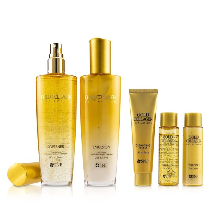 SNP Gold Collagen Lift Action Special Set - Lifts & Firms 5pcsProduct Thumbnail