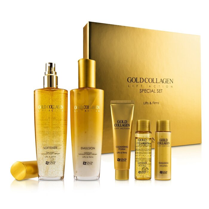 SNP Gold Collagen Lift Action Special Set - Lifts & Firms 5pcsProduct Thumbnail