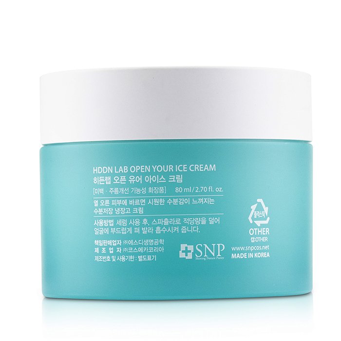 SNP Hddn=Lab Open Your Ice Cream (Soothing & Cooling Icy Face Cream) קרם פנים משכך וקר 80ml/2.7ozProduct Thumbnail