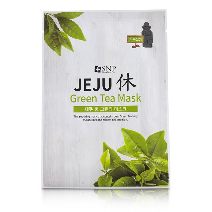 SNP Jeju Green Tea Маска (Успокаивающая) 10x22ml/0.74ozProduct Thumbnail