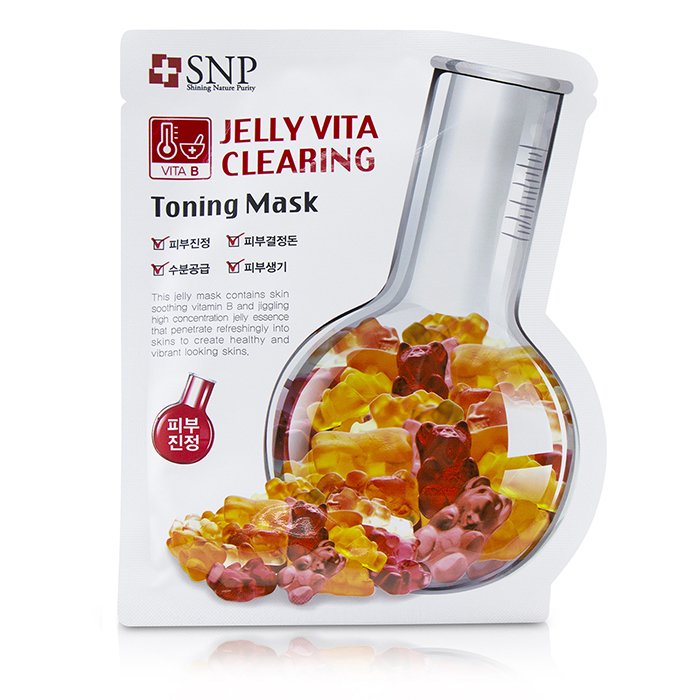 SNP 维他命B果冻净化调理面膜 Jelly Vita Clearing Toning Mask (Vitamin B) 10x30ml/1ozProduct Thumbnail
