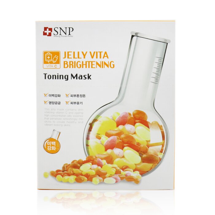 SNP Jelly Vita Brightening Toning Mask (Vitamin C) 10x30ml/1ozProduct Thumbnail