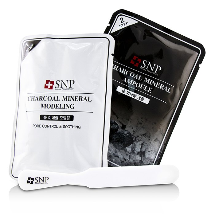 SNP ماسك أمبولات معدني بالفحم (لضبط المسام وتسكين البشرة) Picture ColorProduct Thumbnail