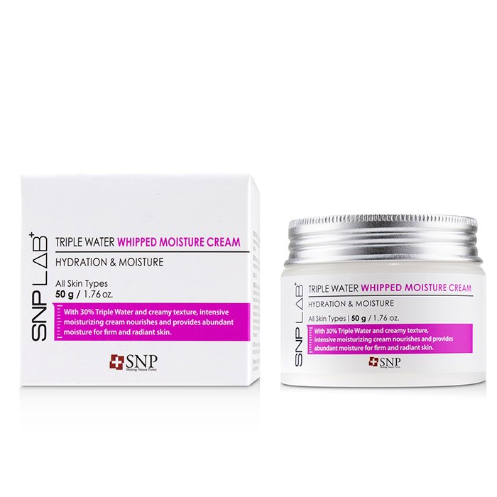 SNP Lab+ Triple Water Whipped Moisture Cream - Hydration & Moisture (For All Skin Types) 50g/1.76ozProduct Thumbnail