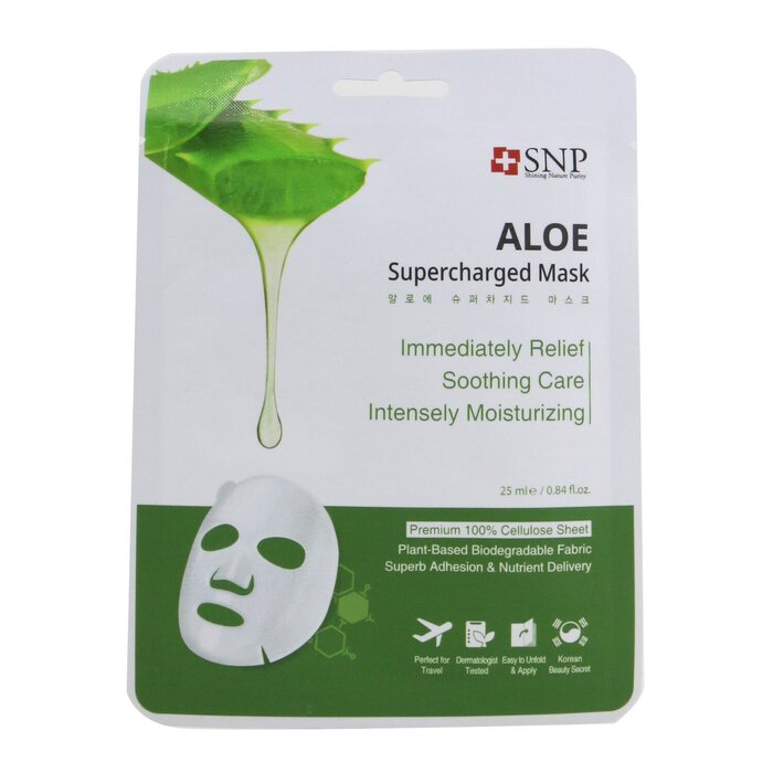 SNP Aloe Supercharged Mask (Moisture & Soothing) 846510 10x25ml/0.84ozProduct Thumbnail