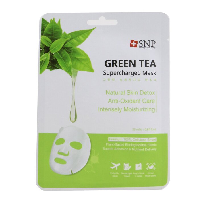 SNP Green Tea Supercharged Mask (Detox) 10x25ml/0.84ozProduct Thumbnail