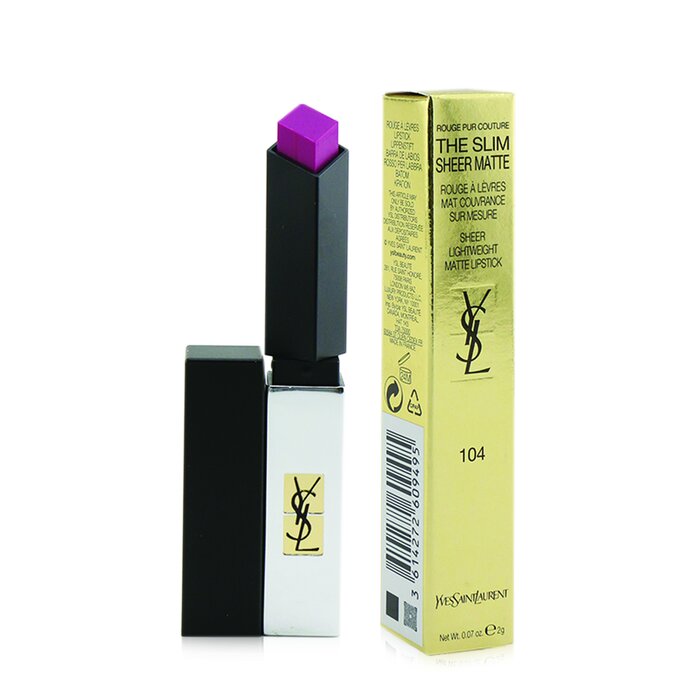 Yves Saint Laurent أحمر شفاه غير لامع شفاف رفيع Rouge Pur Couture 2g/0.07ozProduct Thumbnail